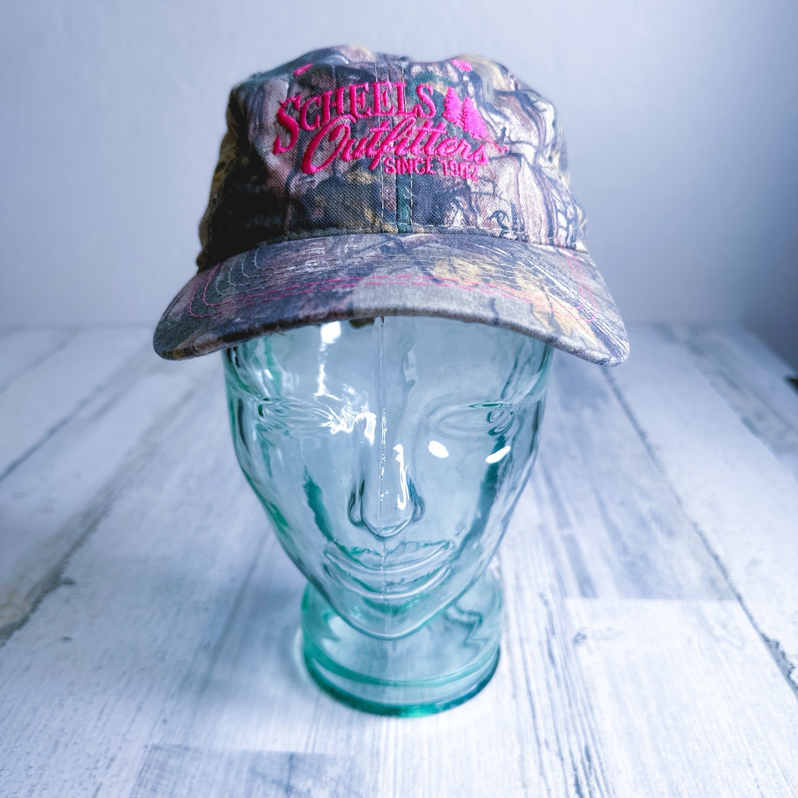 Scheel's Woman's Pink/Camo Hunting Cap With Adjustable Closure