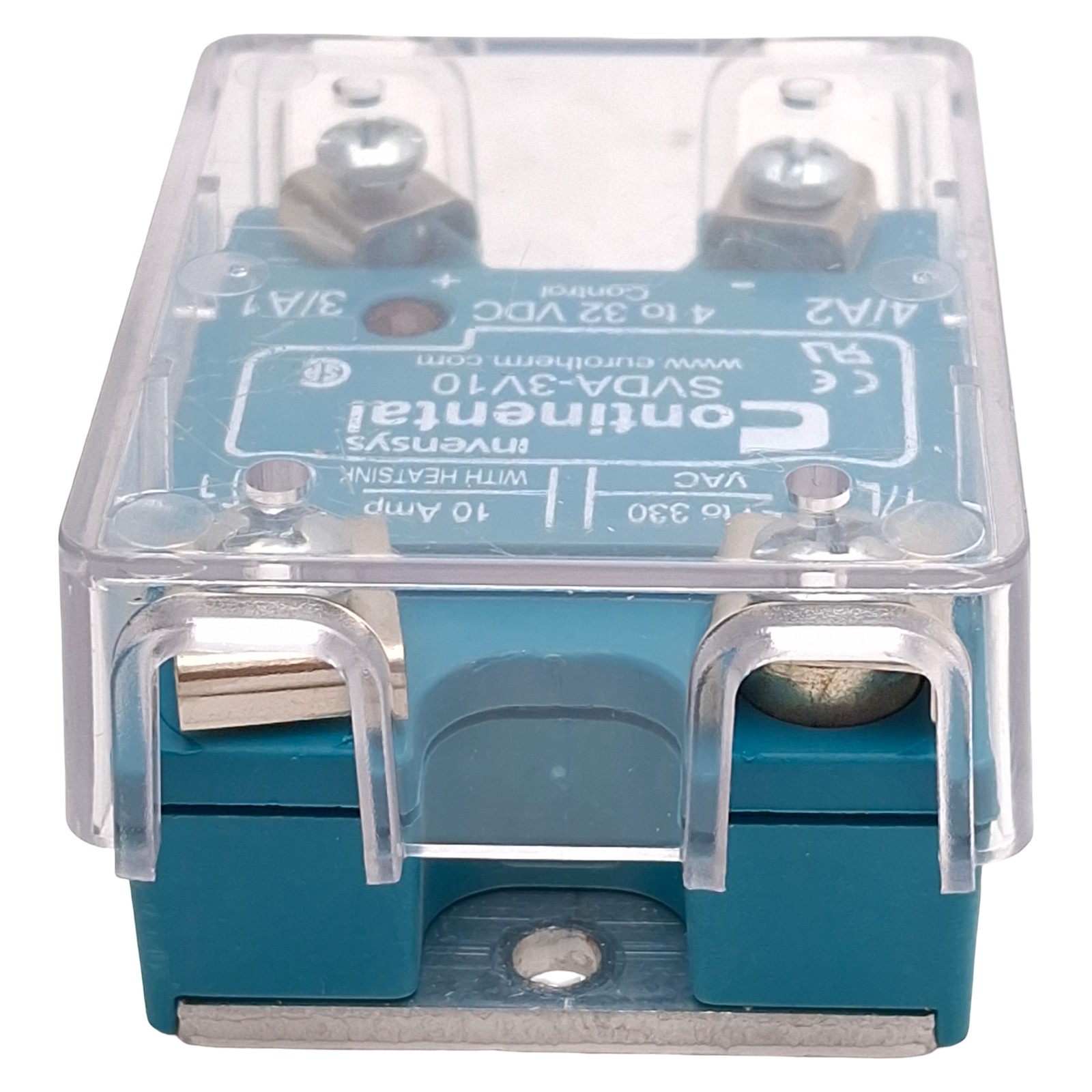 Continental SVDA-3V10 Solid State Relay, 4-32VDC Control, 10A 24-330VAC Load