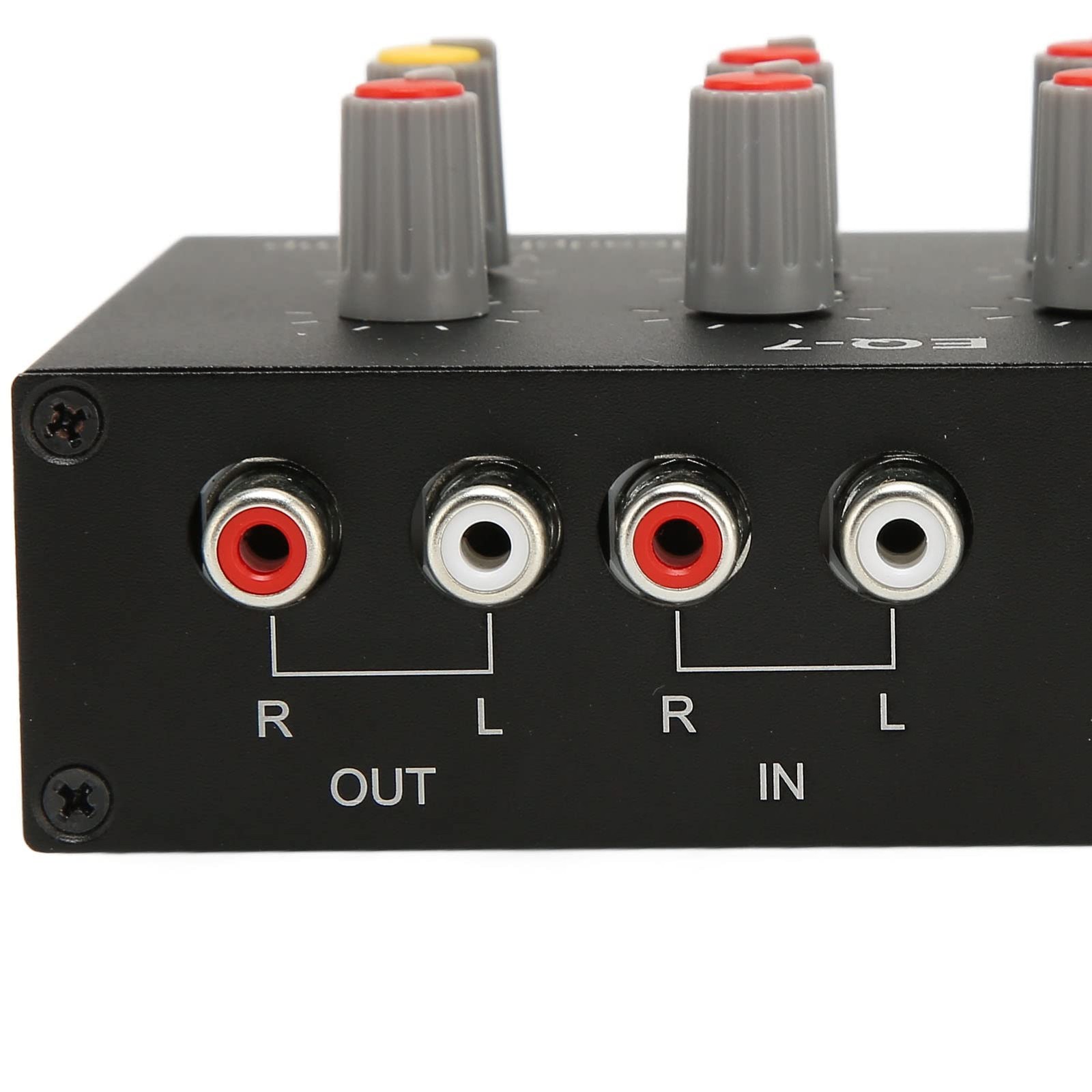 7 Band Sound Equalizer with 3.5mm Interface, Dual Channel Digital Equalizer, ...