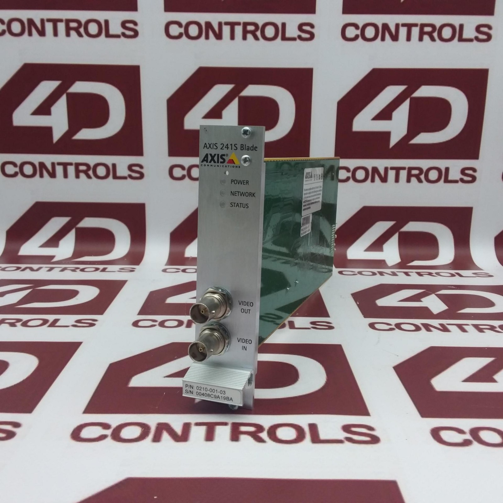 0210-001-03 | Axis | Blade Video Server, 1 Channel Card, Plug in Module, Used