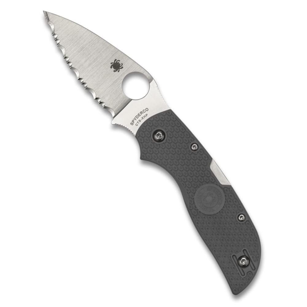 Spyderco Chaparral C152SGY Folding Knife 2.8" CTS XHP SpyderEdge FRN