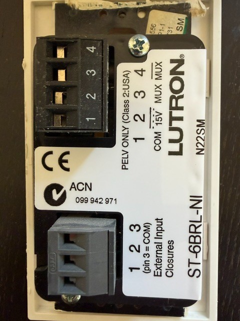 Lutron ST6-BRL-NI-WH