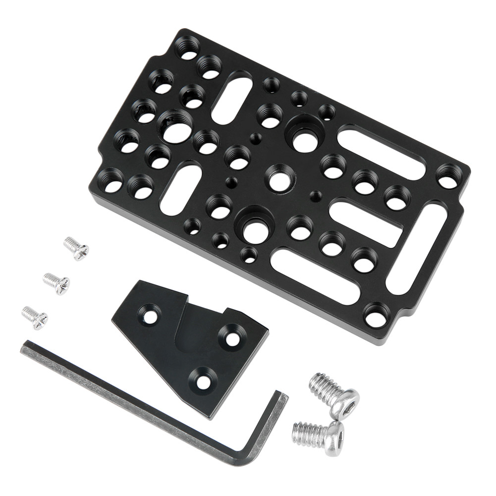 NICEYRIG Switching Cheese Easy Plate 1/4" 3/8" Thread w/ V-Lock Mount for Camera