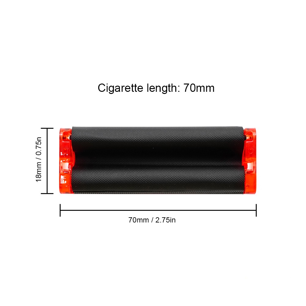 Portable 70mm Automatic Cigarette Rolling Machine Durable Plastic Tobacco Roller
