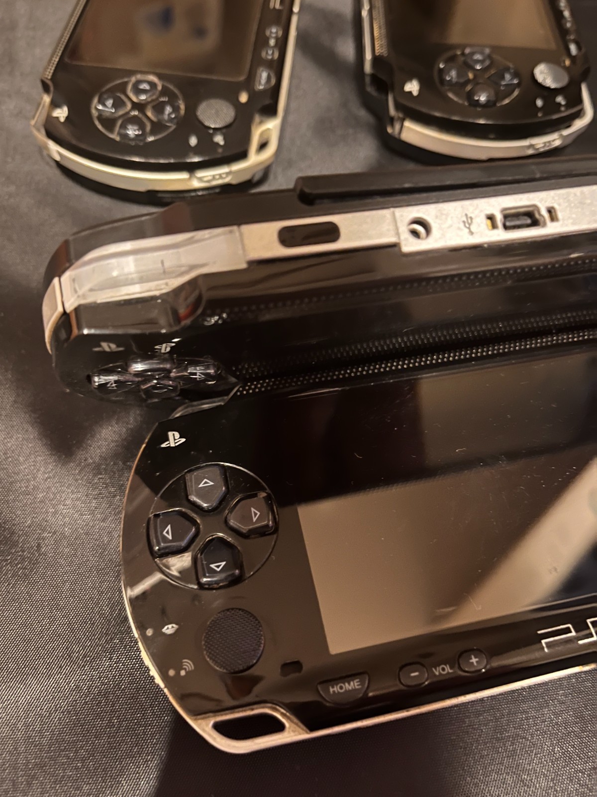 SONY PSP-1000 Black Console 1 Unit + AC Charger Tested Working RANK-C （Fair）