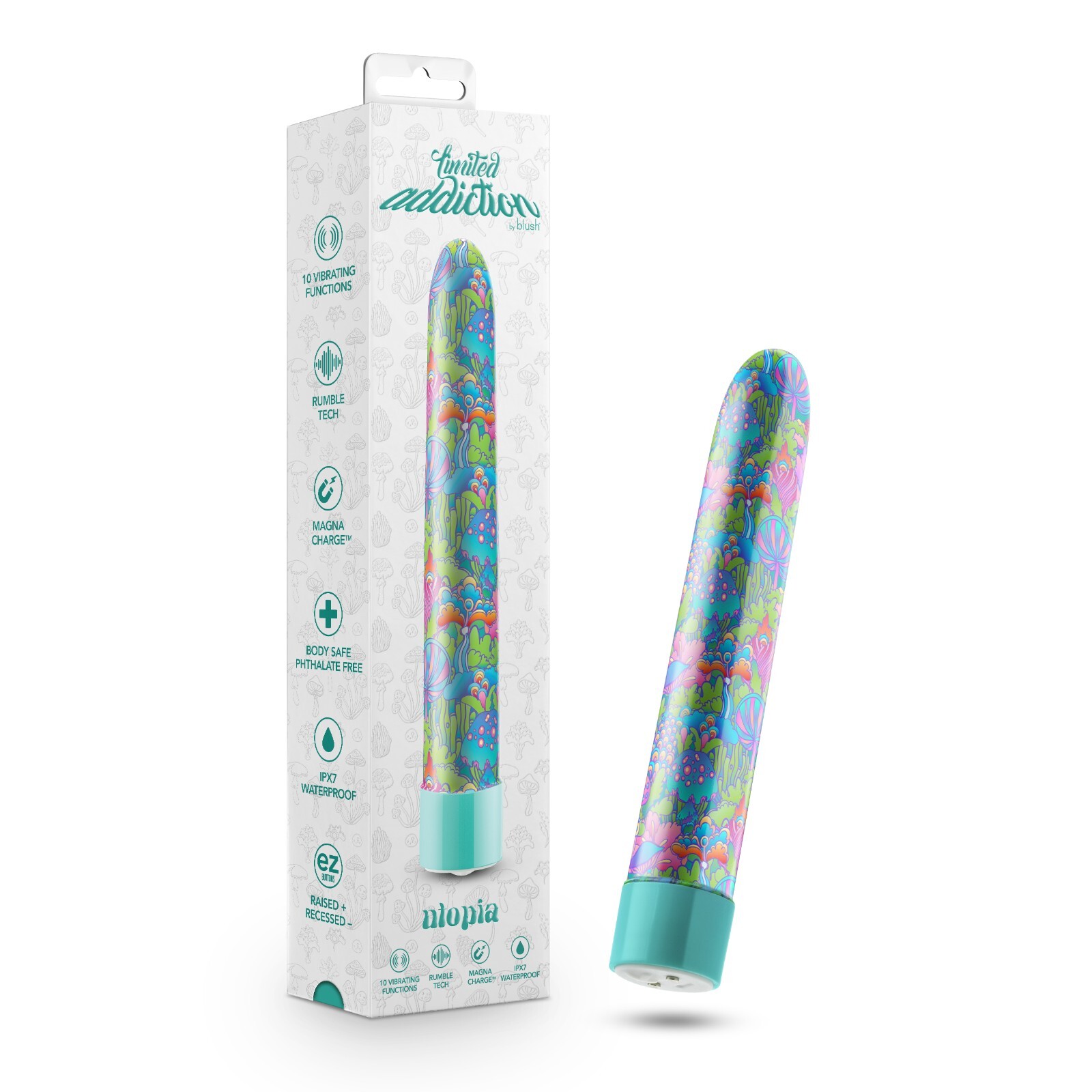 Blush Limited Addiction Utopia Rechargeable G-Spot Vibrator Adult Sex Toy