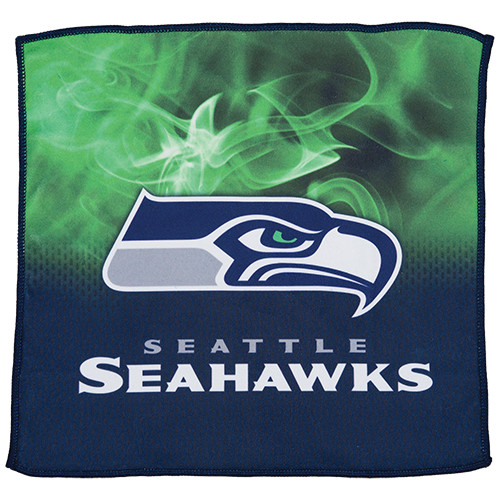 KR Strikeforce NFL Seattle Seahawks On Fire Bowling Ball Towel