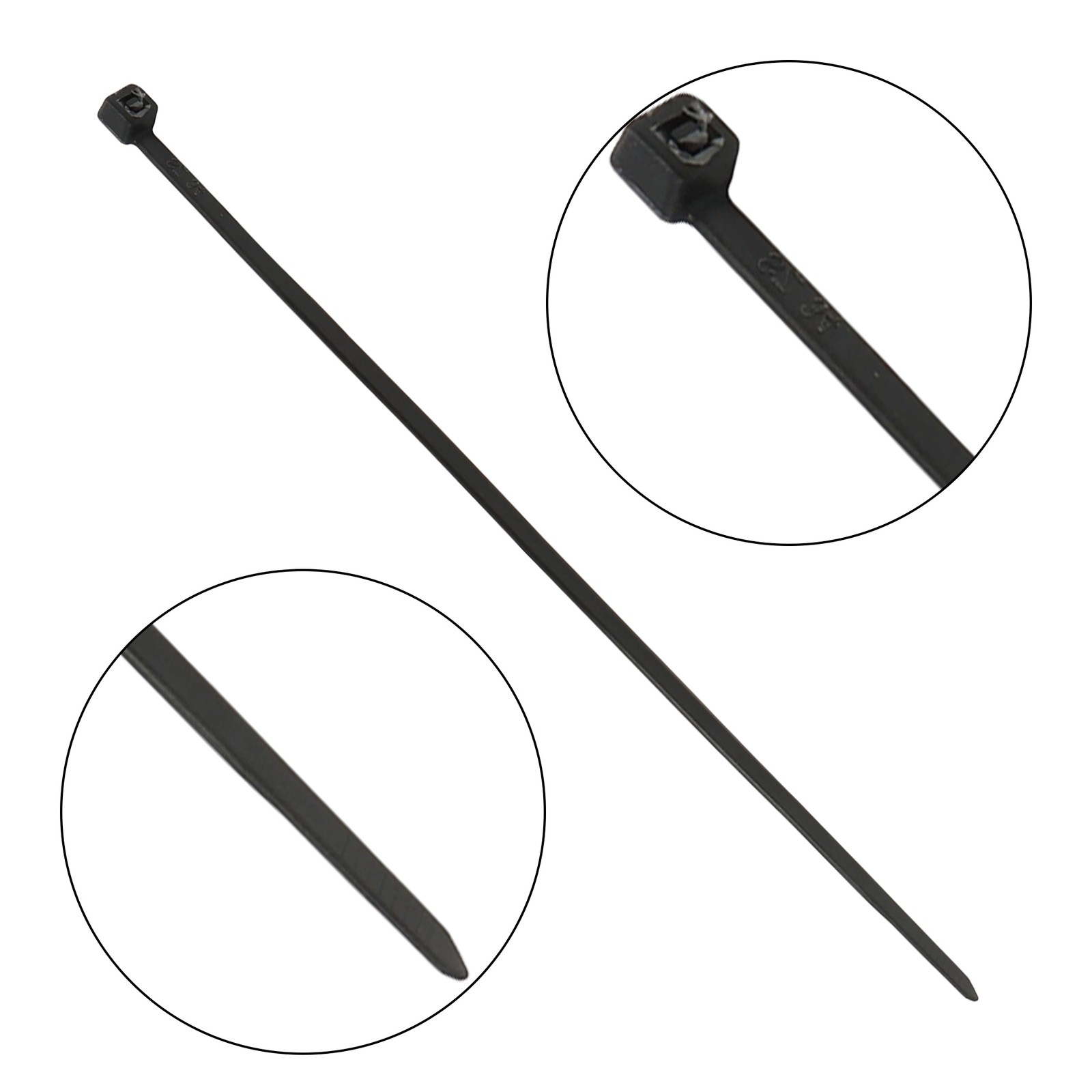 2000 PCS Self-locking Nylon Zip Ties Assorted Sizes 4+6+8+12 Inch Cable ties