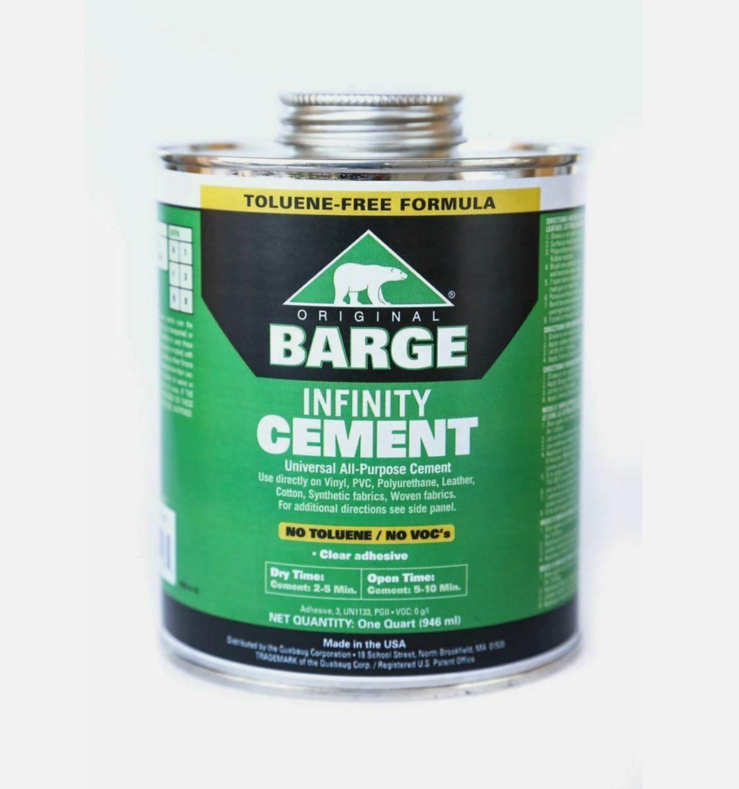 Barge Original Infinity Cement TF All-Purpose Cement Quart (32 oz) - New!!!