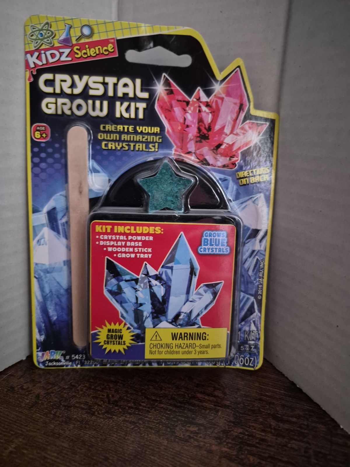 Kids Science Crystal Grow Kit Blue Crystals