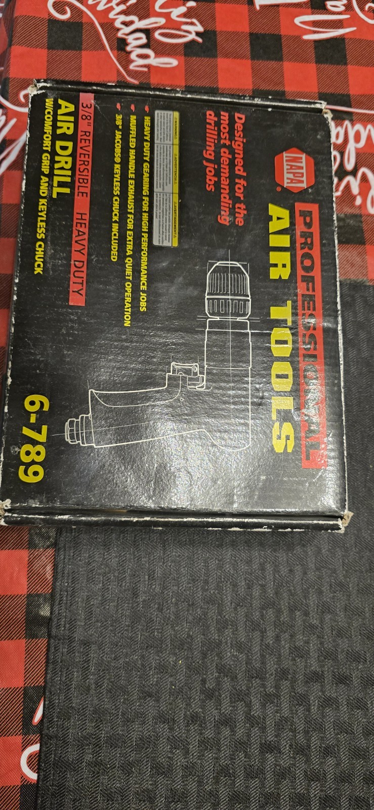 3/8" Reversible Heavy Duty Air Drill Carlyle Tools NAPA 6-789