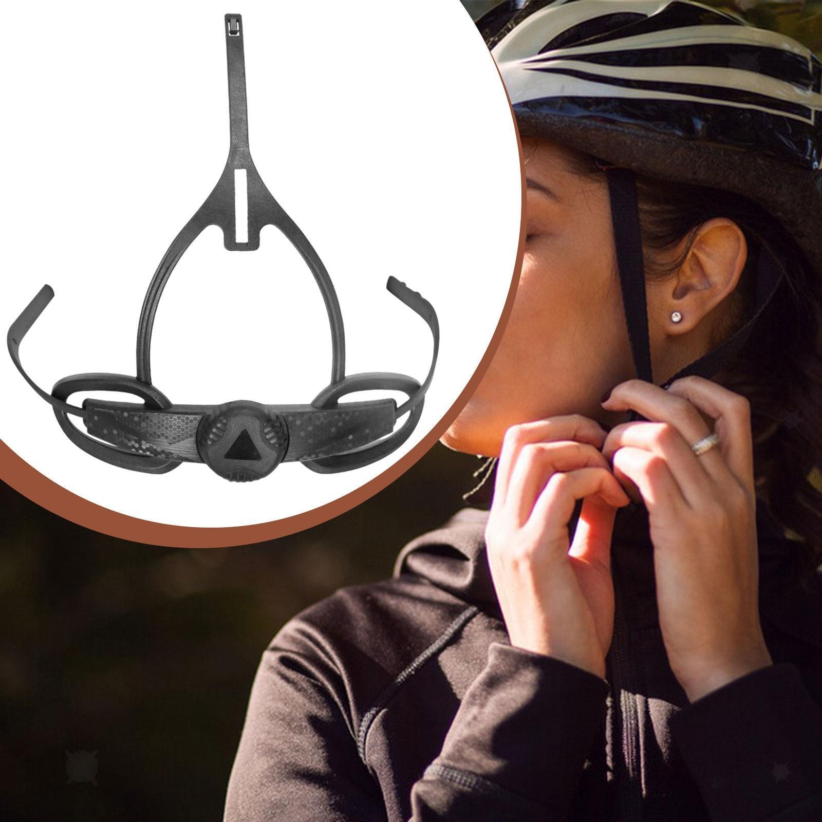 Helmet Adjuster Retention System Mountaineering Equestrian 3 Gear Adjustable