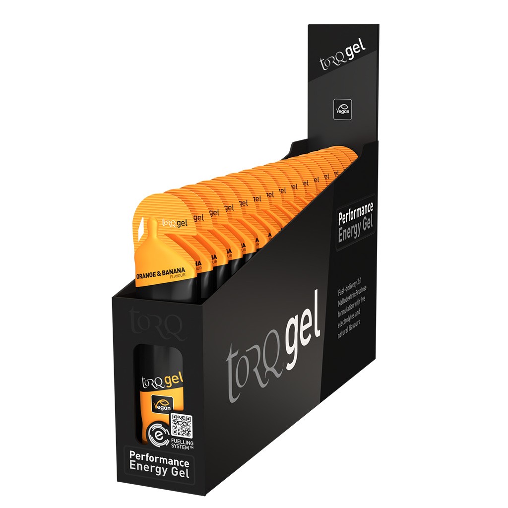 Organic Energy Gel for Endurance Athletes | Orange & Banana Flavors, 15 Pack