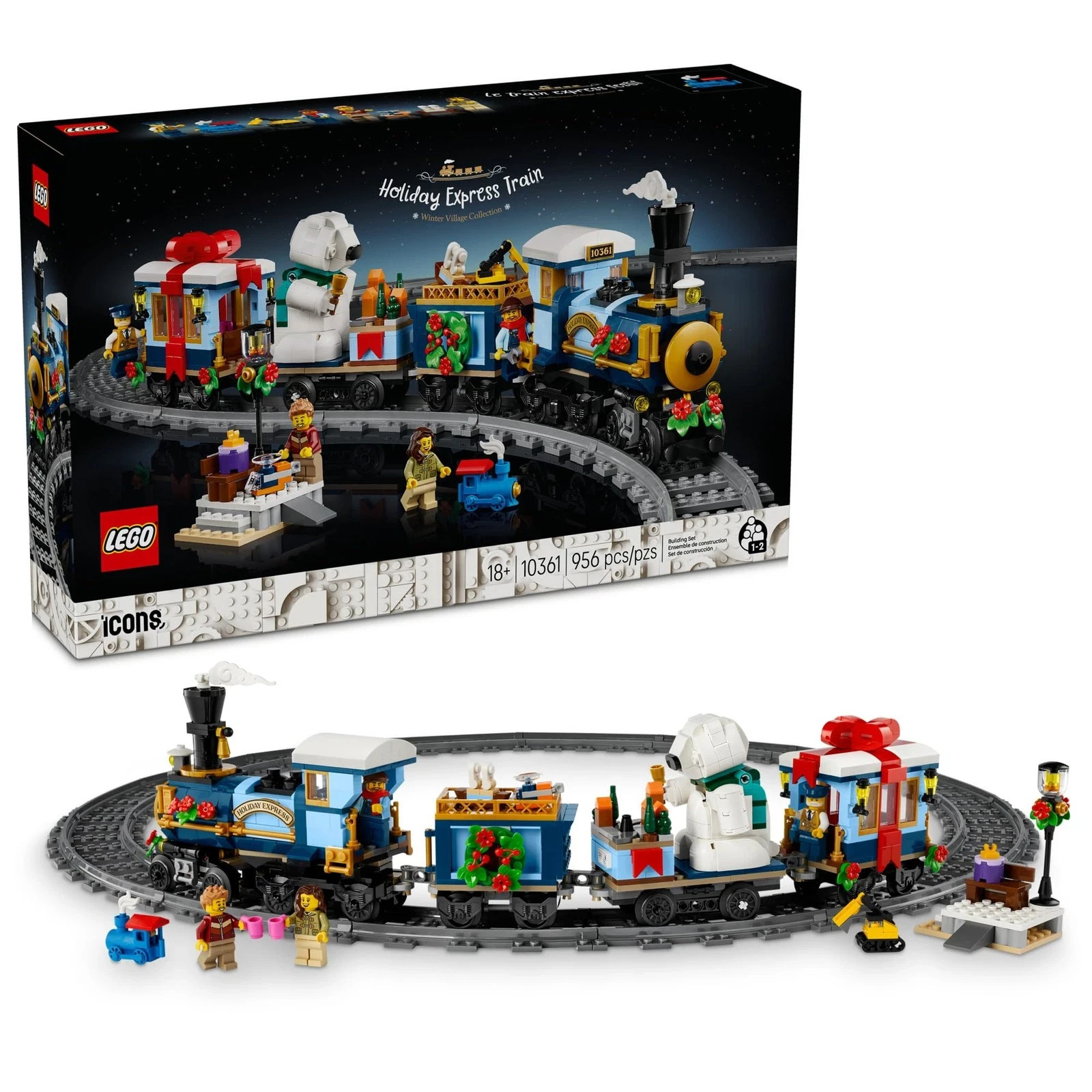 LEGO Icons Holiday Express Train (10361) - BRAND NEW - BOX SEALED - FAST SHIPP..