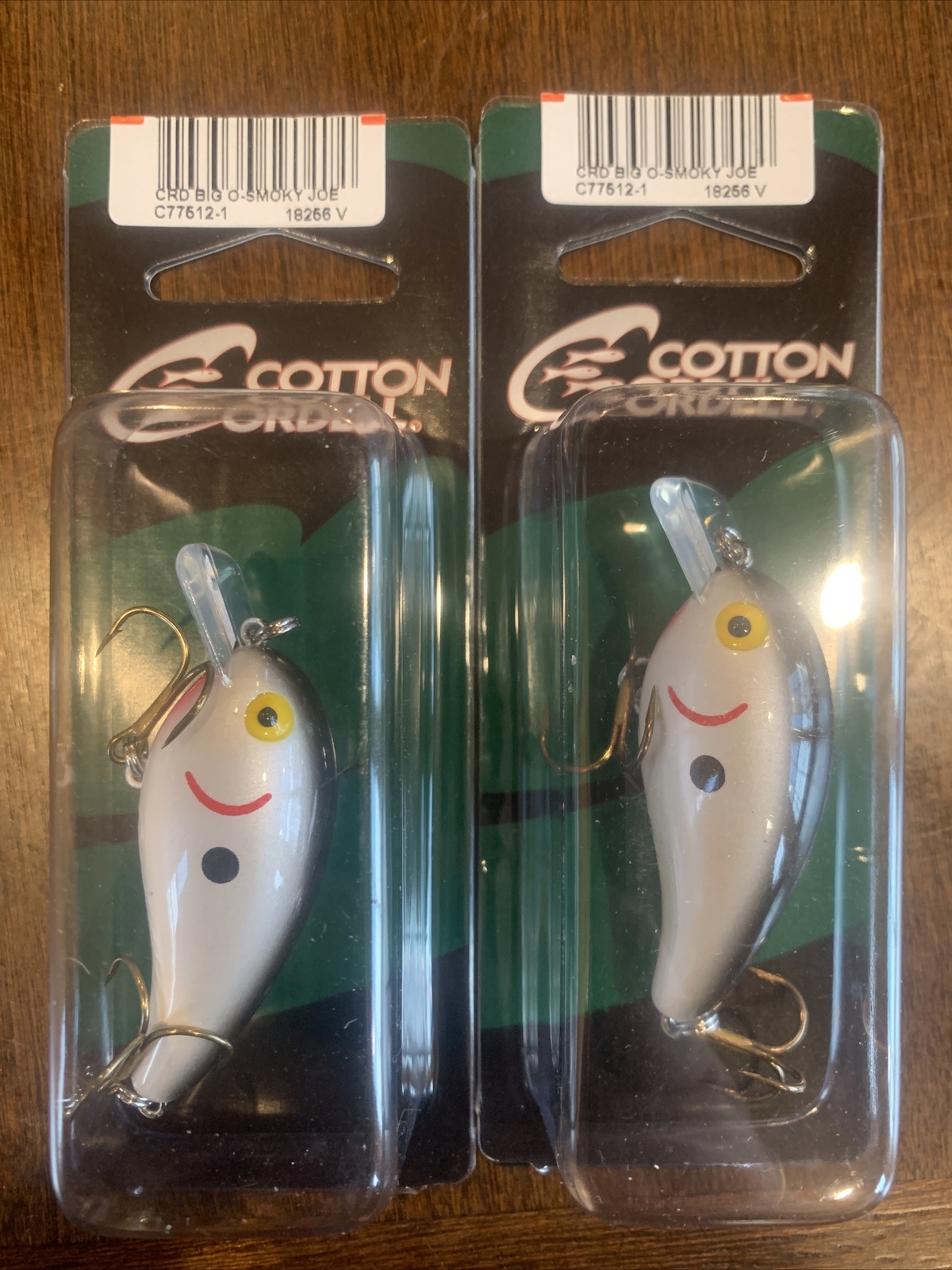 2 Packs Cotton Cordell Big O Smokey Joe