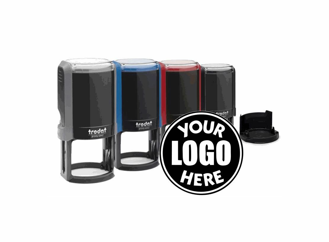 Replacement Rubber Plate (Die Plate) For Any Round Self Inking Stamp