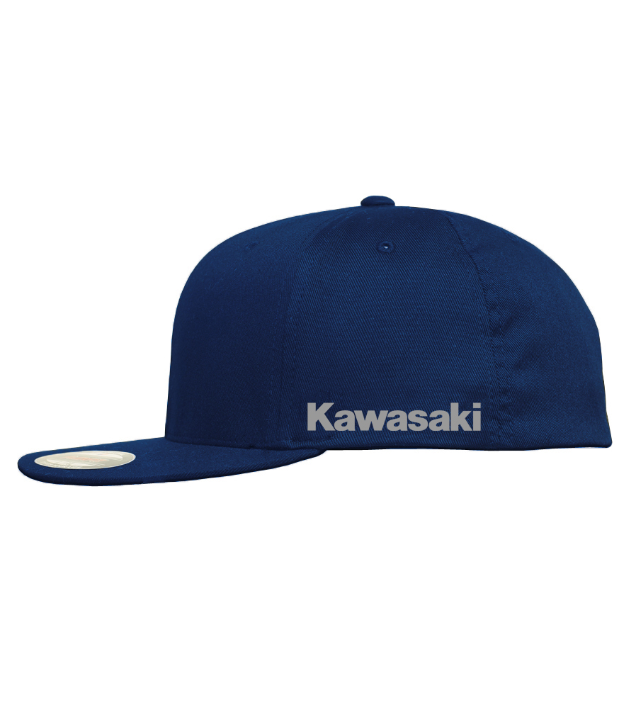KAWASAKI NINJA MOTORCYCLE CURVED or FLAT BILL FLEXFIT HAT *FREE SHIPPING in BOX*