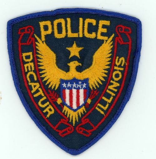 ILLINOIS IL DECATUR POLICE NICE SHOULDER PATCH SHERIFF
