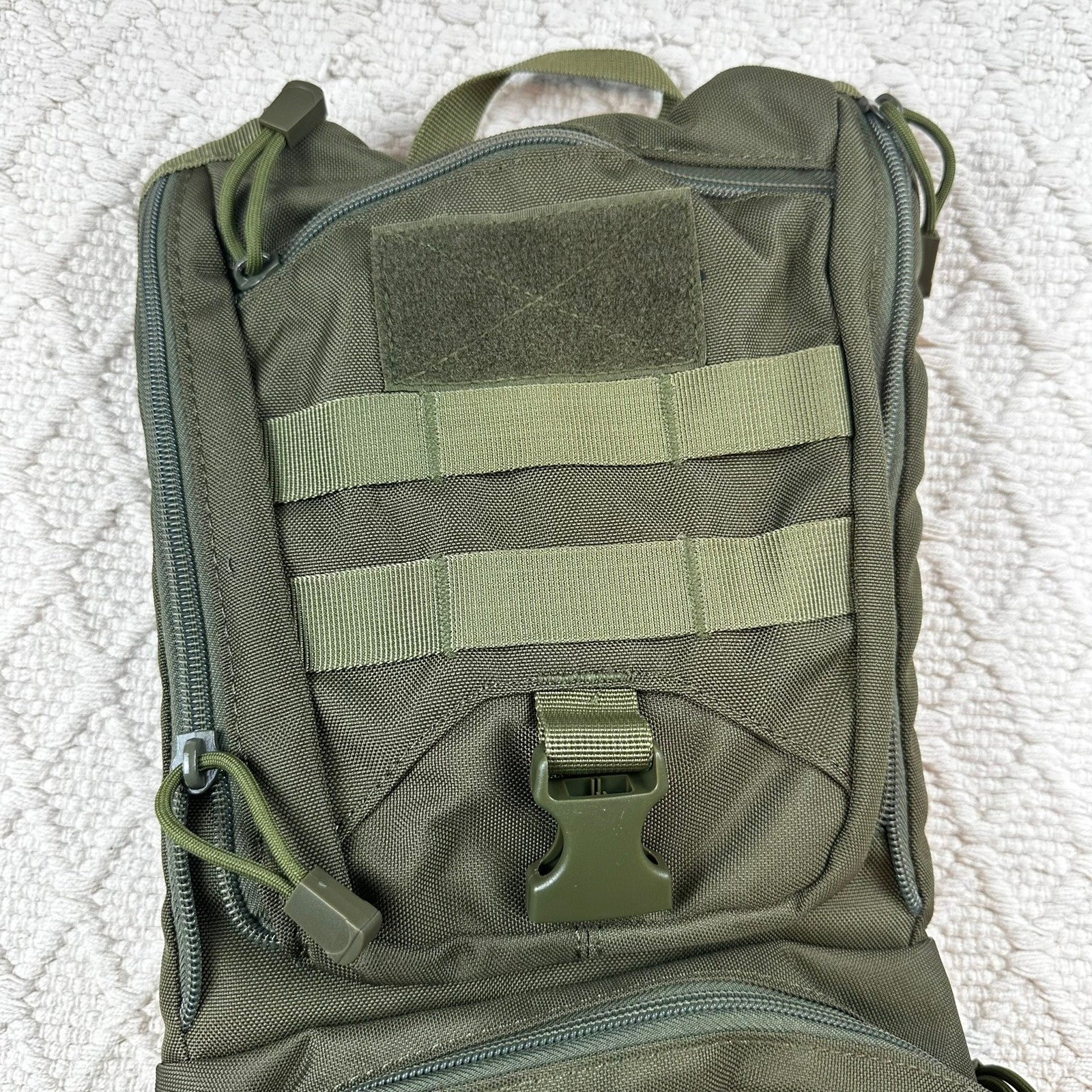 Tactical Molle Hydration Pack Backpack 3L Water Bladder Hiking Olive Green