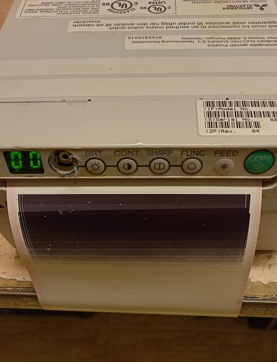 Mitsubishi P95DW-N(S) DIGITAL MONOCHROME PRINTER