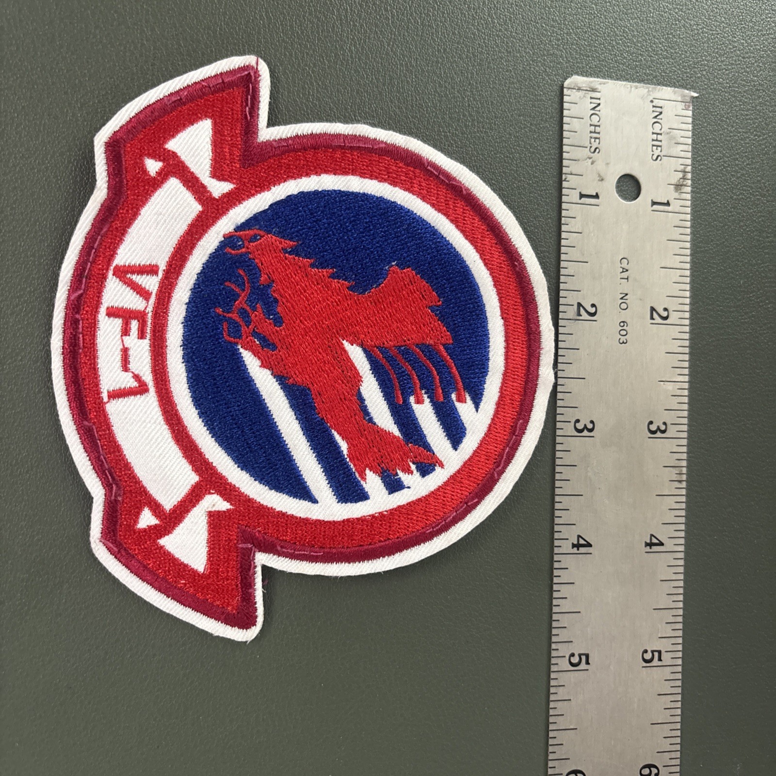 Top Gun Maverick VF-1 Fighter Squadron Embroidered Patch