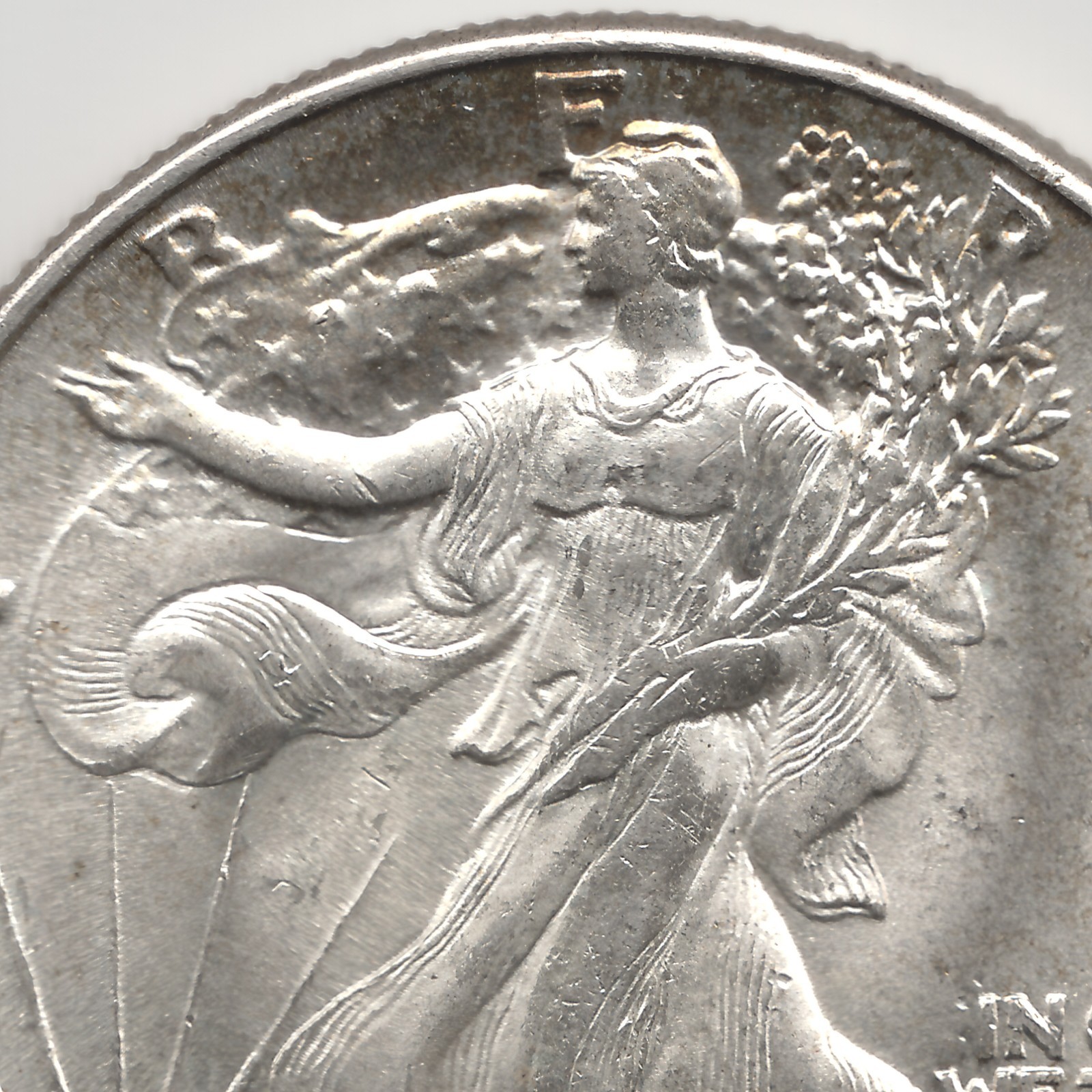 1943 Walking Liberty Half Dollar, MS