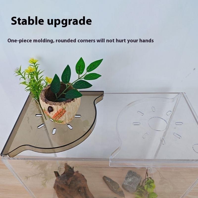 Fish Tank Corner Storage Rack Punch-free Storage Rack Fish Tank Top Landscape