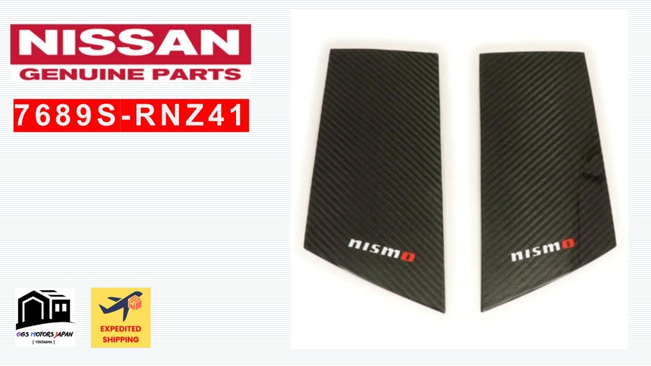 NISSAN OEM 7689S-RNZ41 Fairlady Z34 370Z NISMO FINISHER LOCK PILLAR SET JDM