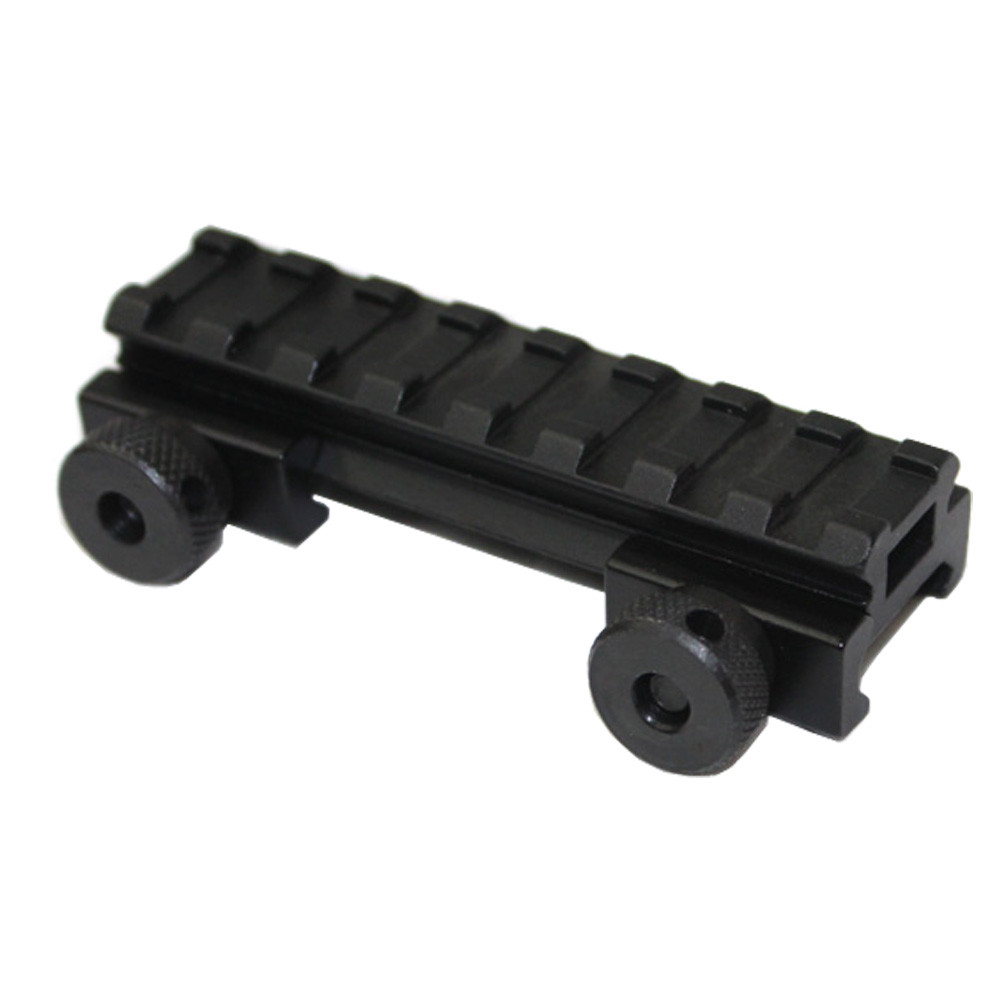 8 Slots Low Profile Scope Riser 0.5 Inch See Through Mount 20mm Picatinny Rail