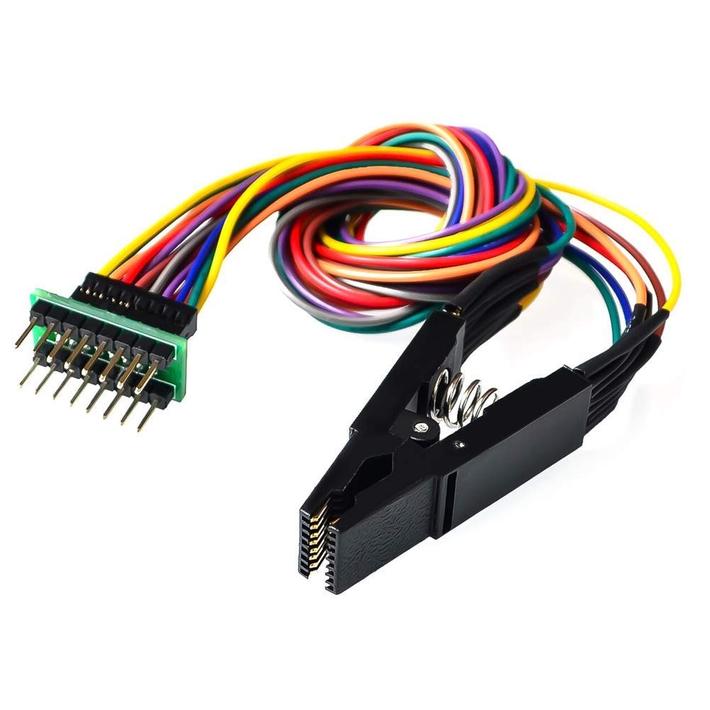 ACEIRMC SOP16 IC Test Clip, to 16 pins, Clip+Cable+Adapter Board