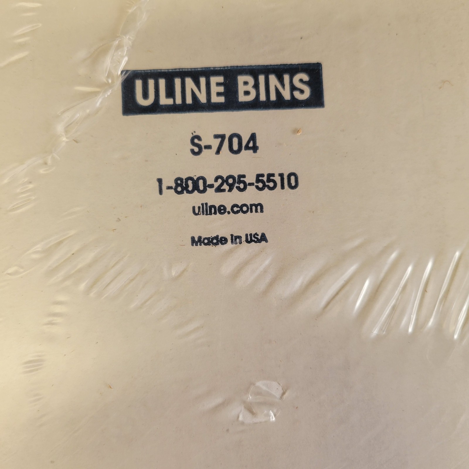 New ULINE Qty. 25 4”x12”x4-1⁄2" White Corrugated Parts Bins S-704