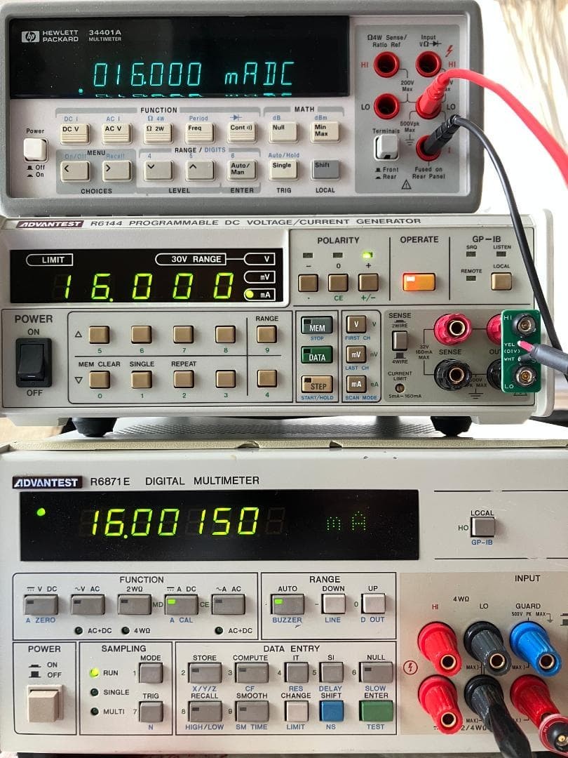 ADVANTEST R6144 Programmable DC Voltage Current Generator Calibrator GPIB Japan