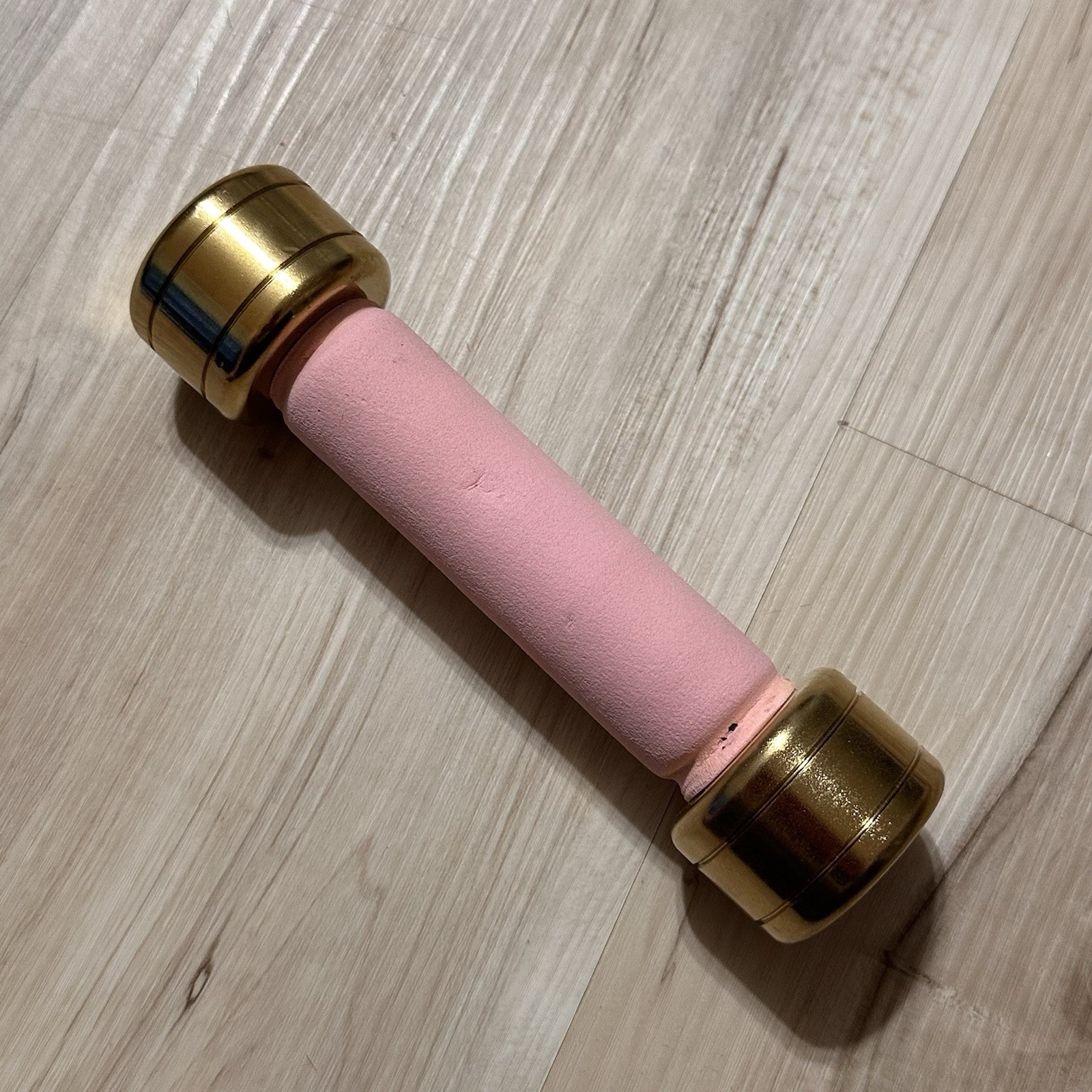 Blogilates Dumbbell Gold 3lb Weight Gold Pink Fast Shipping