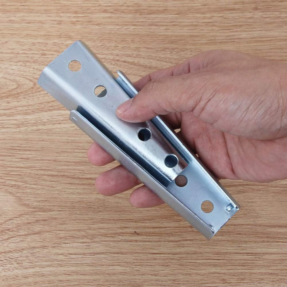 4.7 Inch Concealed Headboard Panel Wall Fixing Brackets, Heavy Duty Interlocking