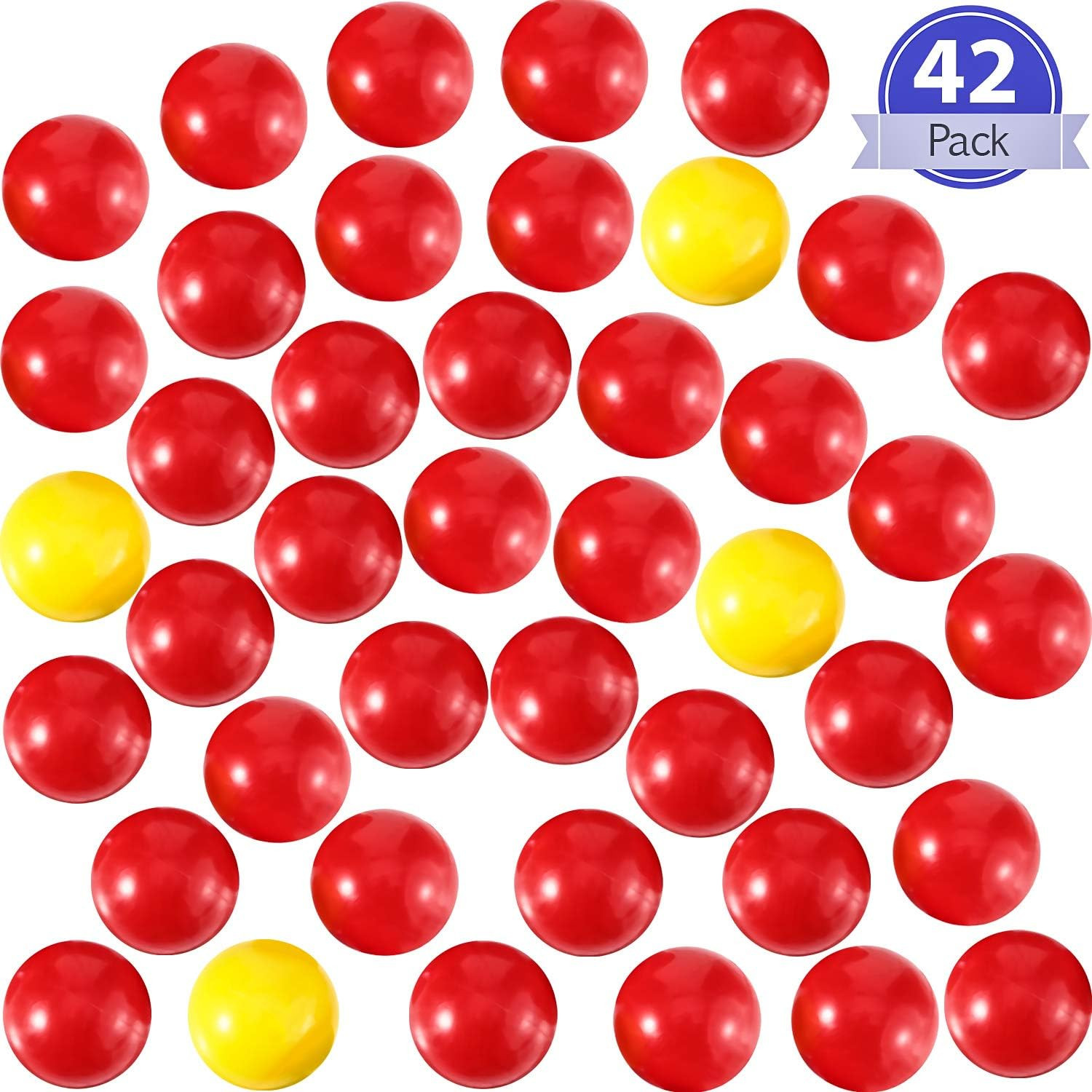 Gejoy 42 Pieces Game Replacement Marbles 2 Sets Game Replacement Balls Compatibl