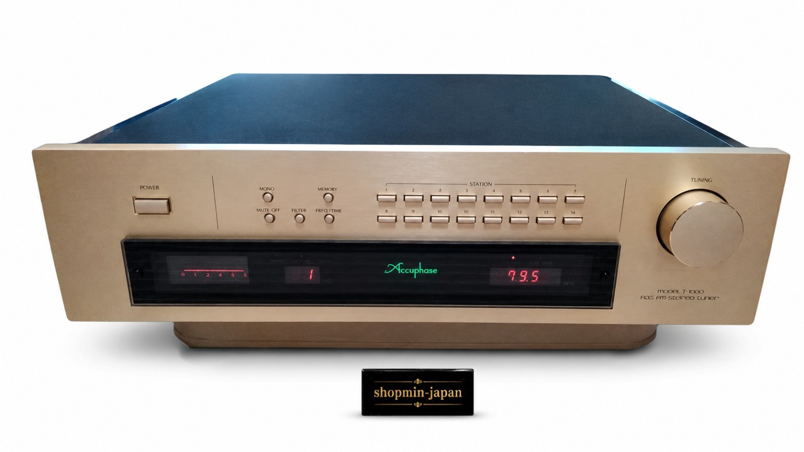 Accuphase T-1000 DDS FM Stereo Tuner Serviced Tested w/ New Power Cord Japan