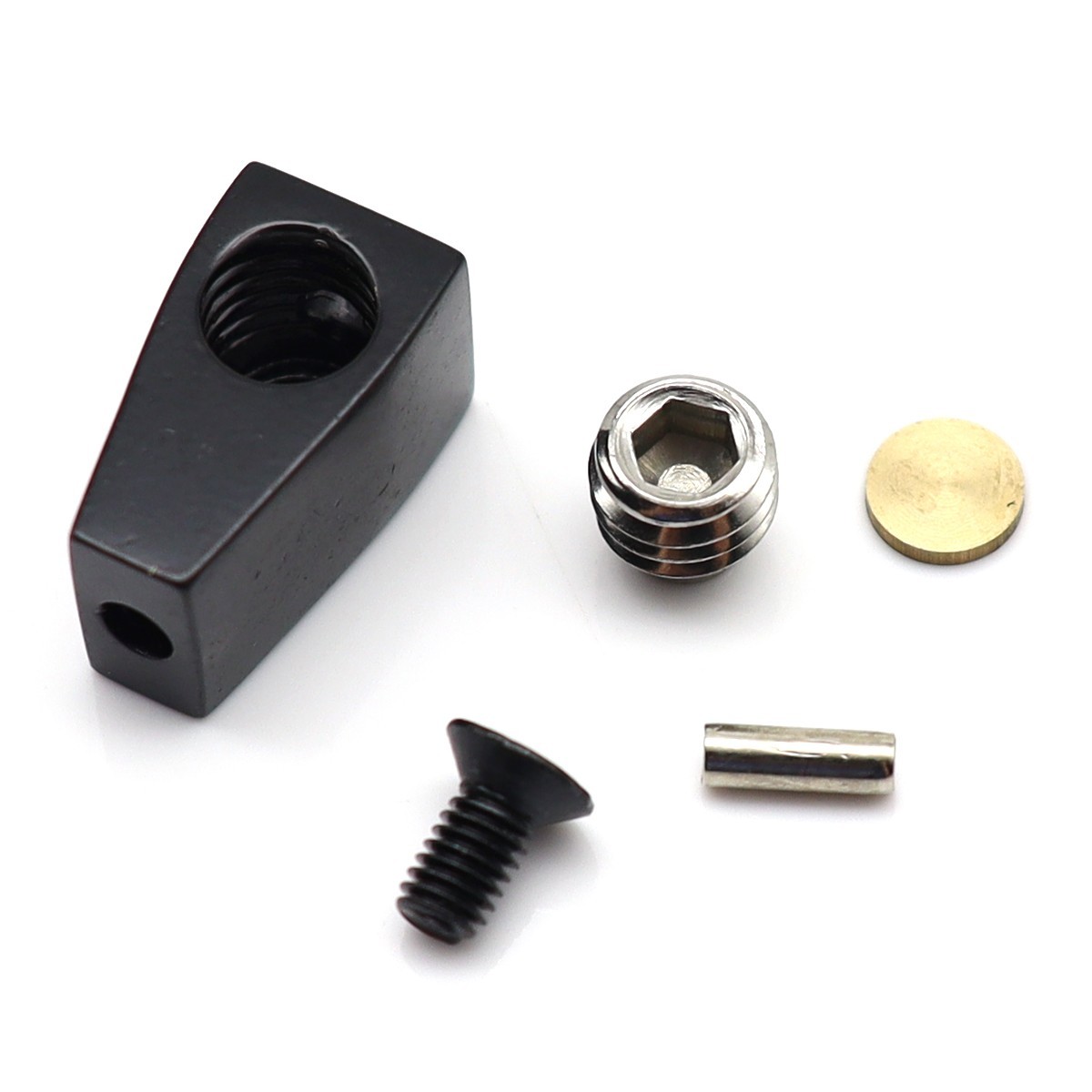 8 Strings Headless Electric Guitar Nuts 8Pcs Metal Single String Nuts Black