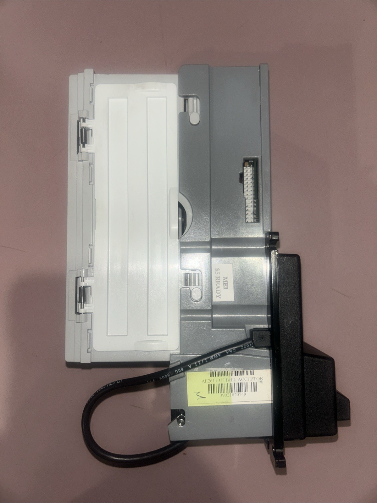 Mars AE261 U7 Bill Validator Acceptor Amusement Gaming 120v accepts $1-$20