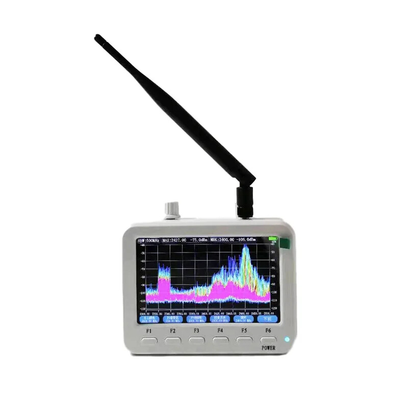 LCD Display 2.7GHz Handheld Spectrum Analyzer Signal Frequency Meter 10-2700MHz