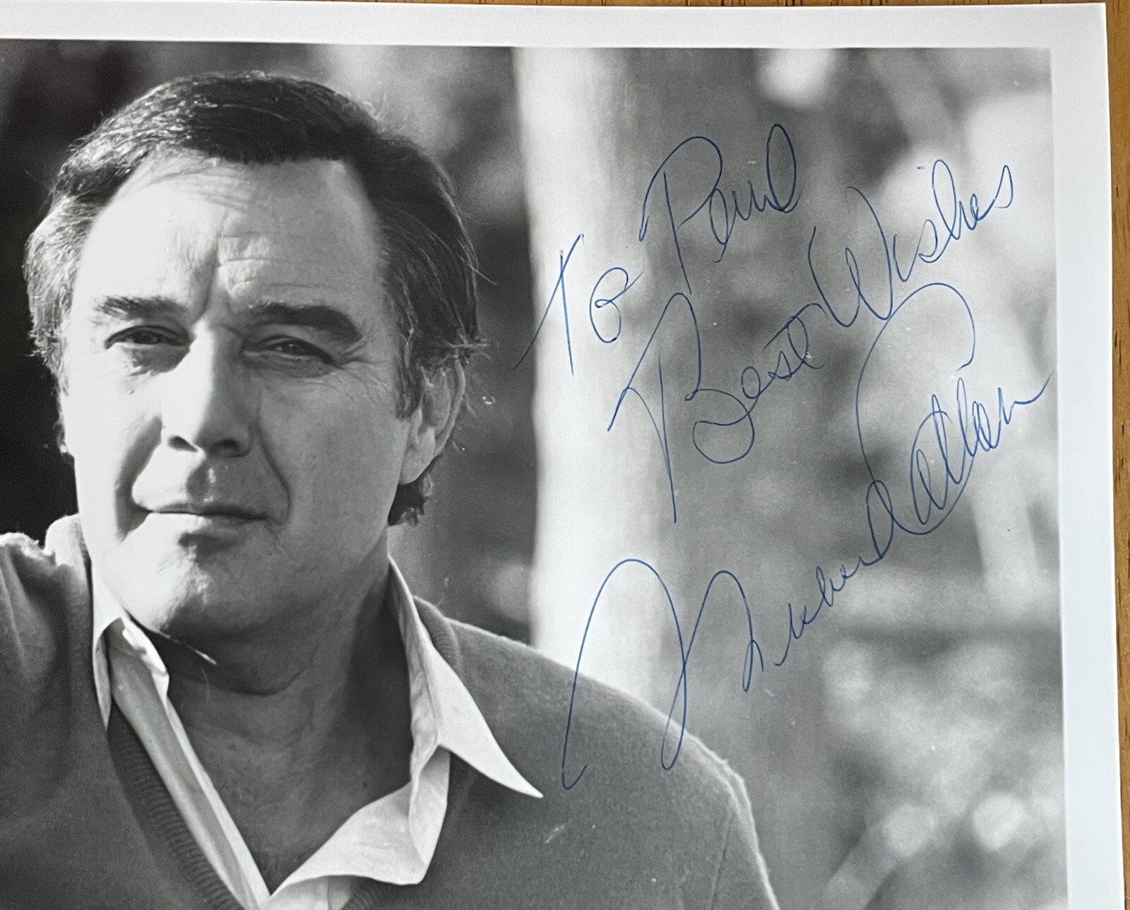 Actor Michael Callan Autographed Photo