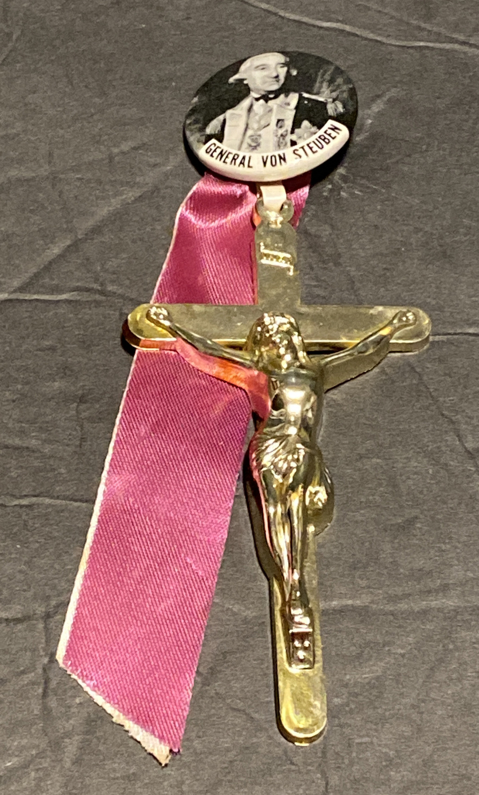 Vintage General Von Steuben Political Pin