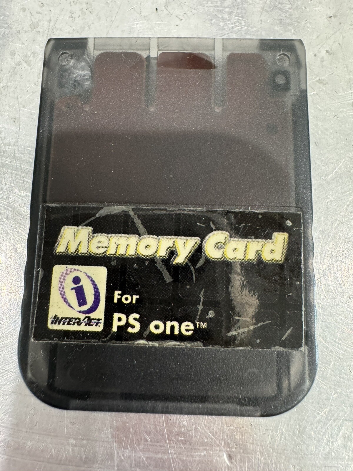 Interact Black 1MB Sony Playstation 1 PS1 Memory Card