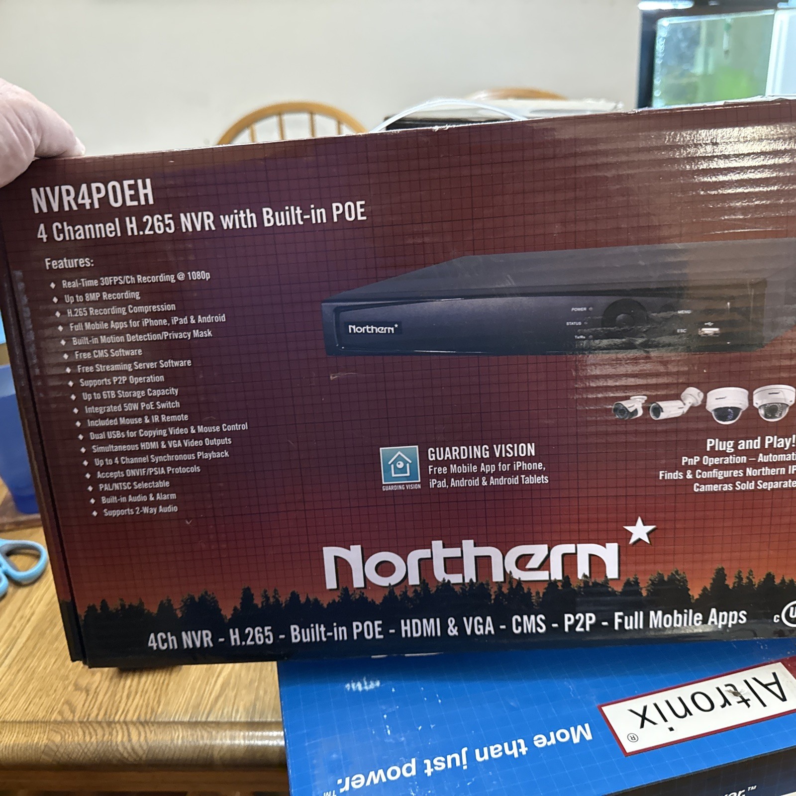 Northern network video recorder NVR4POE2TH