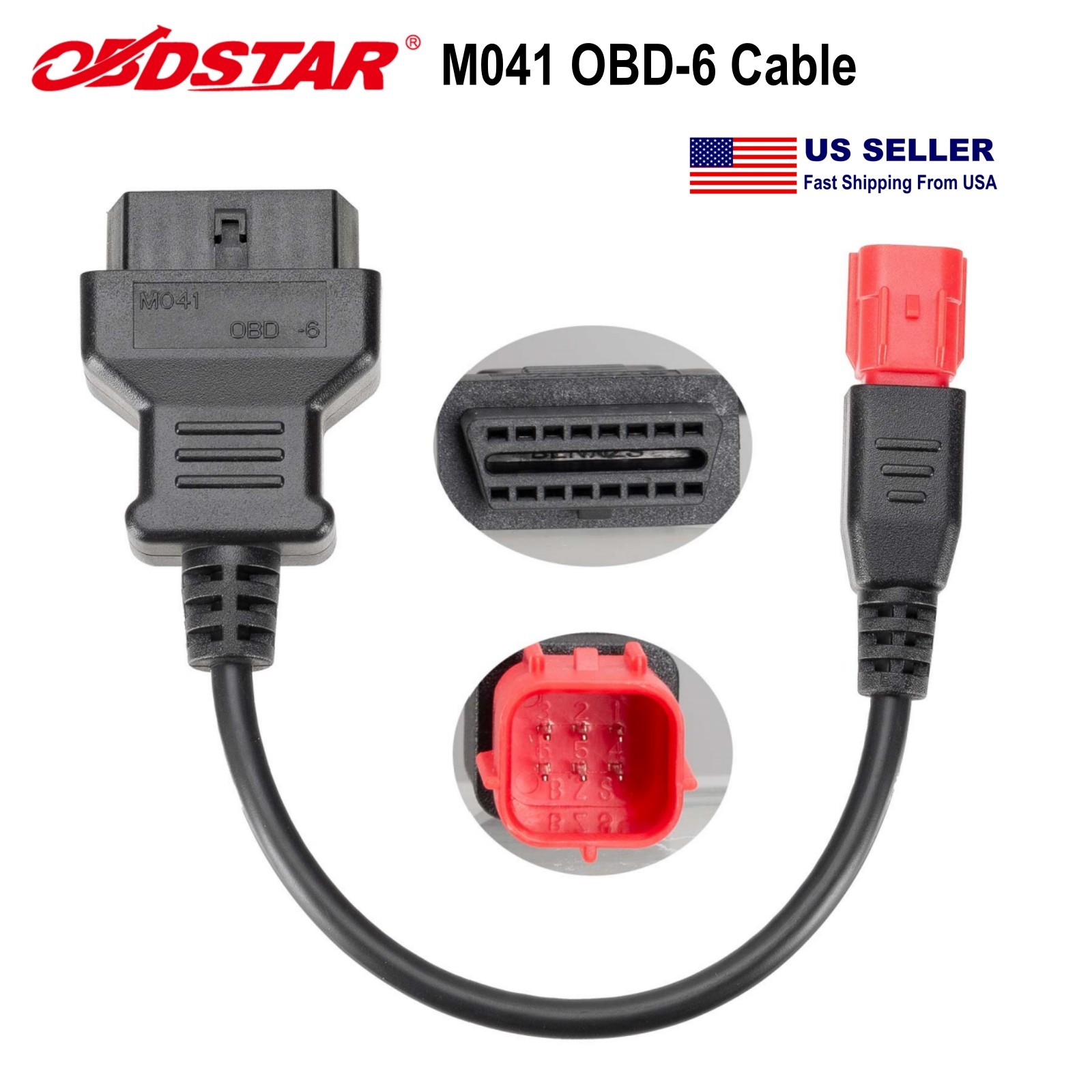 OBDSTAR M041 Cable for 2019- Ducati EURO V/ Harley Davidson/ KTM Motorcycle