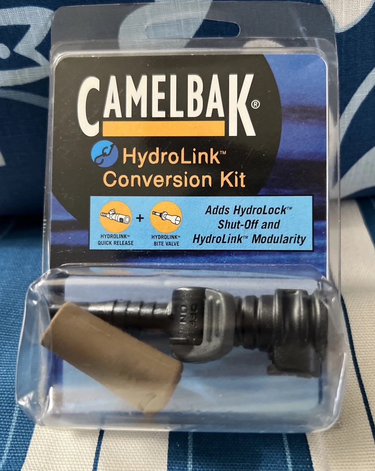 Camelbak Hydro-Link Conversion Kit With Quick Release & Tan Bite Valve - New