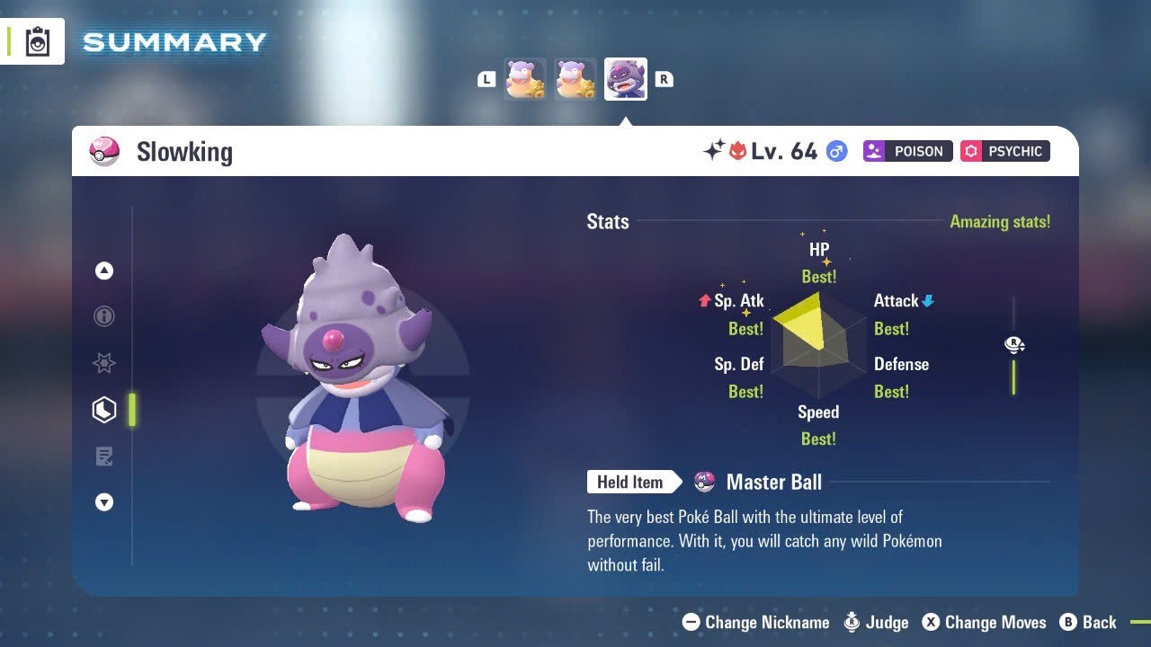 ✨COMBO 3 SHINY ALPHA GALARIAN "SLOW" TYPES✨6IV MAX EV⭐POKEMON LEGENDS ZA