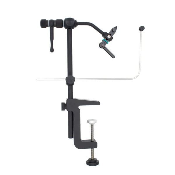 RENZETTI TRAVELER 2300 TRUE ROTARY FLY TYING CAM VISE C-CLAMP BASE RIGHT HANDED