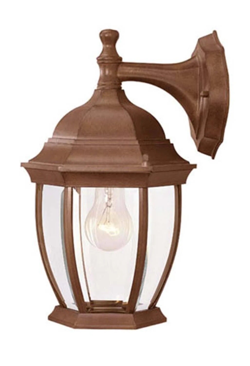 Light Wexford 1 Light 8" Wall Sconce Burled Walnut 5035BW