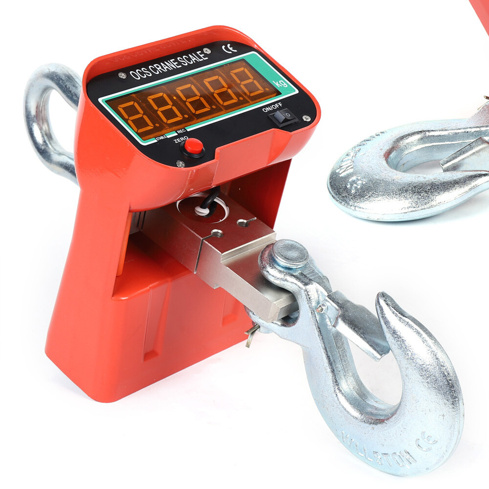 3000KG /6600LBS Heavy Duty Weight Hook Digital Crane Hanging-Scale Industrial