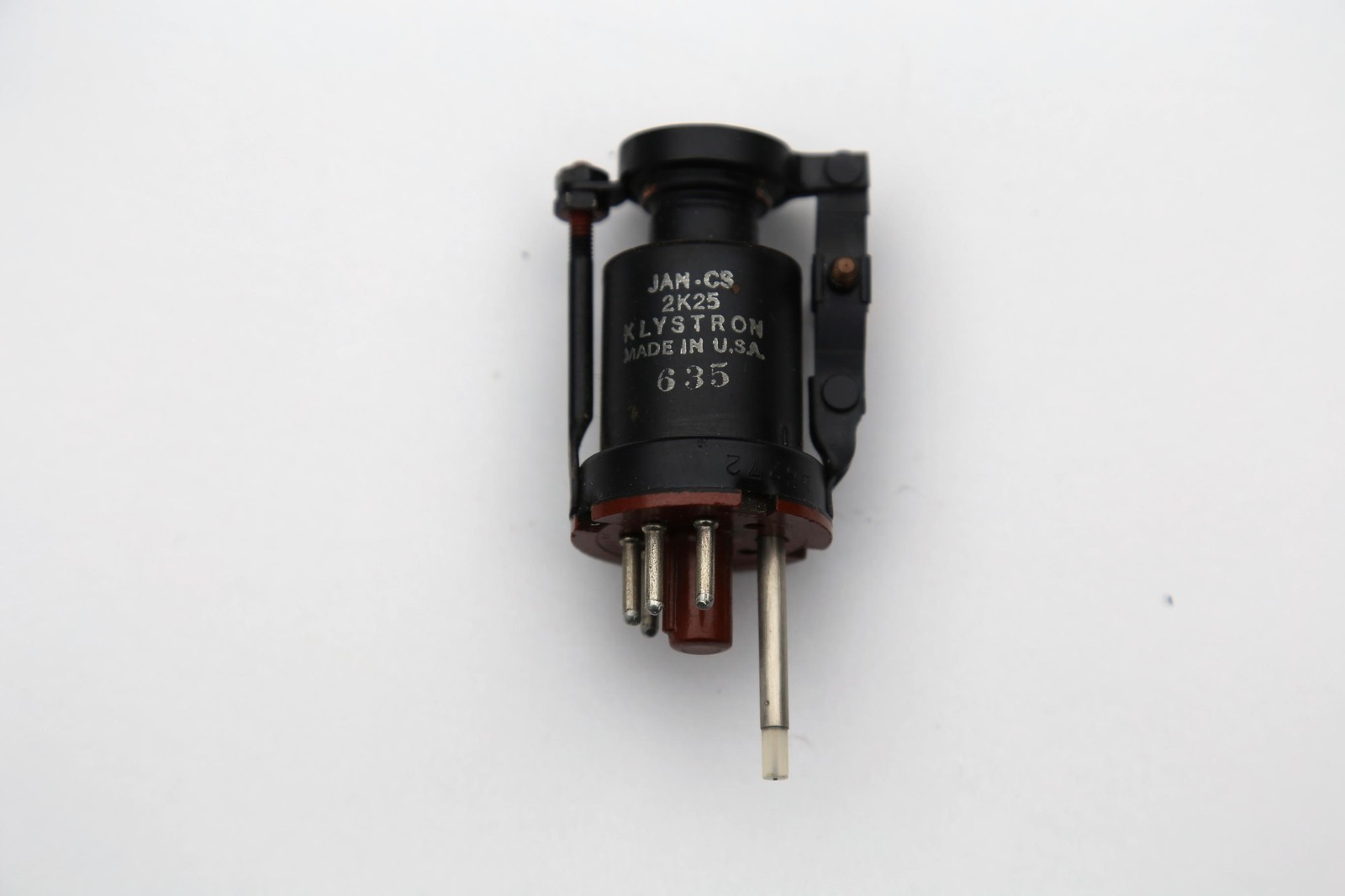 1940 WORLD WAR II KLYSTRON RADAR MICROWAVE TV VACUUM TUBE-SPERRY JAN CS 2K25